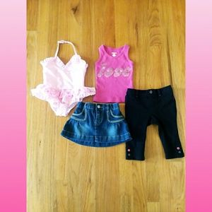 Cute Baby Girl Bundle Size 6/9 Month Lot